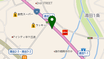 【4/16オープン】なんチキ清田店の地図画像
