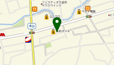 MILK DO dore iku?ゆめマート上津店の地図画像