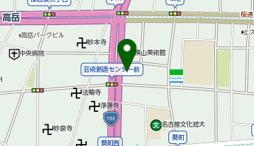 アマノ芸術創造センター名古屋の地図画像
