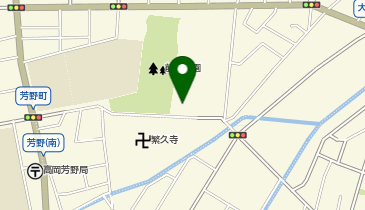 高岡市前田庭球場の地図画像
