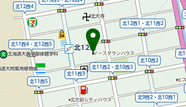 【4/20オープン】札幌スープカレー暖 北12条の地図画像