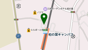 柏の葉スマートシティの地図画像