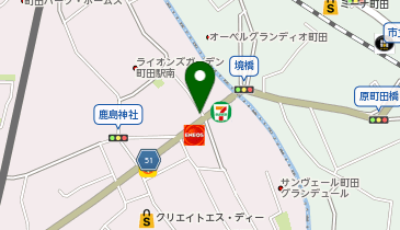 キャラメイク 町田の地図画像