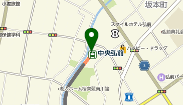 【4/23-5/6期間限定】中央弘前混ぜそばセンターの地図画像