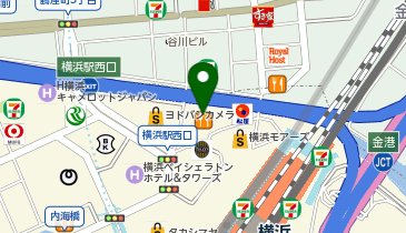 ミダシー エキニア横浜店の地図画像