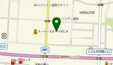 【4/25オープン】アミューズメントパーク万代 盛岡盛南店の地図画像