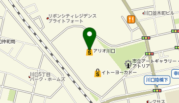 サンプル百貨店 アリオ川口店の地図画像