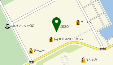 【5/2オープン】GiGOクレーンゲームオアシス丸亀の地図画像