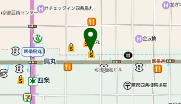 【6/18オープン】バブアー 大丸京都店の地図画像
