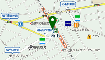 しゃれむすび ペリエ稲毛店の地図画像