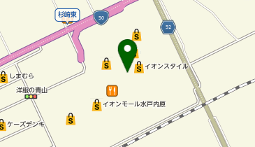 【5/14オープン】ダンディハウス/ミスパリ ダイエットセンター イオンモール水戸内原店の地図画像