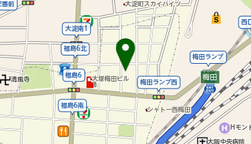 NEXUS(ネクサス) 大阪府福島店の地図画像