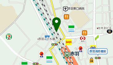PERFECT BEER BURGER赤羽(パーフェクトビアバーガー赤羽)の地図画像