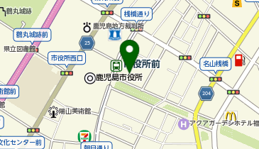 鹿児島市役所 みなと大通り別館の地図画像
