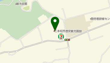 にほんまつ城報館の地図画像