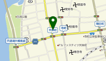 天然温泉 湯屋天神の地図画像