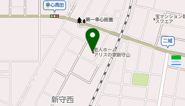住宅型有料老人ホーム アリスの家新守山の地図画像