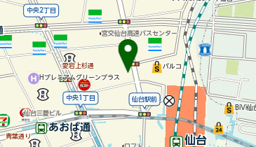 たんや善治郎 仙台駅 駅前本店の地図画像