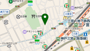 鰻 川田の地図画像