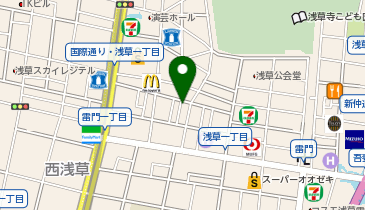 【5/2オープン】あだちブルワリー ビアスタンド浅草の地図画像
