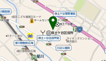 ほどがや市民活動センター アワーズの地図画像