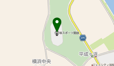 中国電力坂スポーツ施設の地図画像