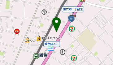 六郷地域力推進センターの地図画像