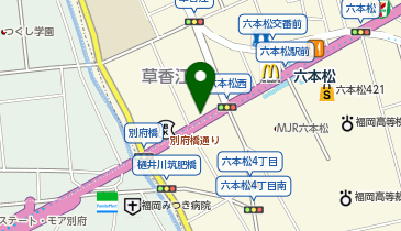 141酒店 福岡・六本松店の地図画像