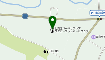 バーバリアンズ定山渓グラウンドの地図画像