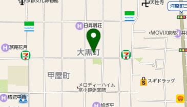 DRINK DRANK 京都六角通り店の地図画像