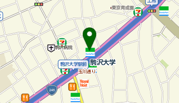 MM Canele 駒沢大学駅の地図画像