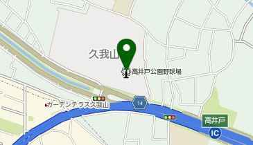 都立高井戸公園球技場の地図画像