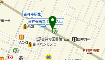 クロス ポイント吉祥寺の地図画像