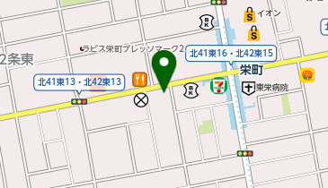 Agu hair brio(アグ ヘアー ブリオ) 札幌栄町店の地図画像