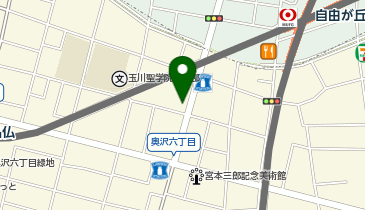 【5/1オープン】大人バレエアカデミー 自由が丘教室の地図画像