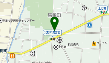 京都北野鴨ラーメン 善吉商店の地図画像