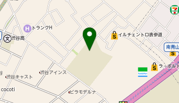 渋谷区教育委員会 青山キャンパスの地図画像