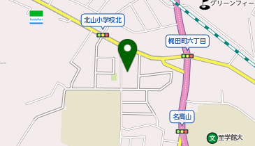 北山こども交流センターの地図画像