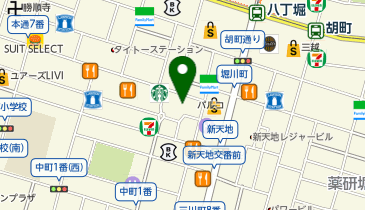 ユニパレット 広島PARCO店の地図画像