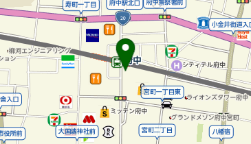 illusie300(イルーシーサンマルマル) 府中くるる店の地図画像