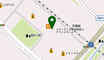 GLOBAL WORK(グローバル ワーク) イオンモール幕張新都心店の地図画像