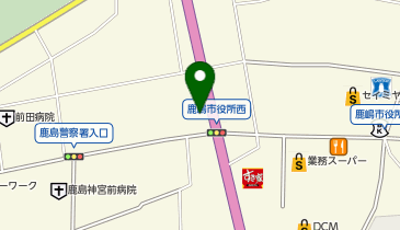 おたからや 鹿嶋宮中店の地図画像