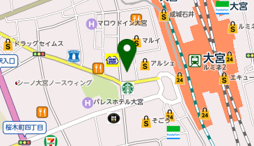 ジェイエステティック 大宮西店の地図画像