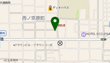 松屋 御前通御池店の地図画像