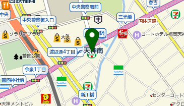 CLASENCERE(クラセンシア) 福岡の地図画像