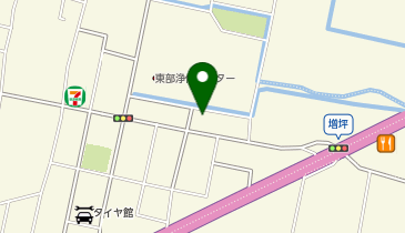 お菓子屋ななしの地図画像