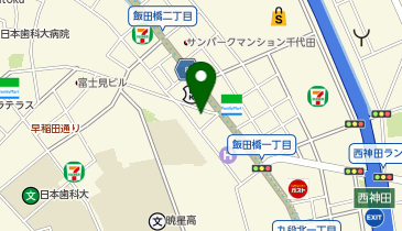 沖縄料理琉の介 飯田橋店の地図画像