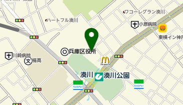 みなとがわアップルライブラリーの地図画像