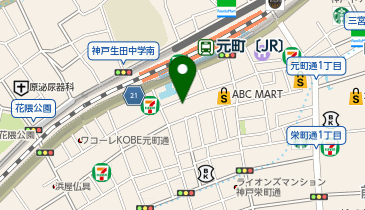 YOGI 神戸三宮店の地図画像