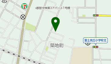 昭島富士見湯の地図画像